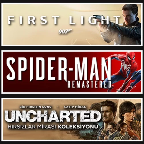  007 First Light +SP Remastered +Uncharted